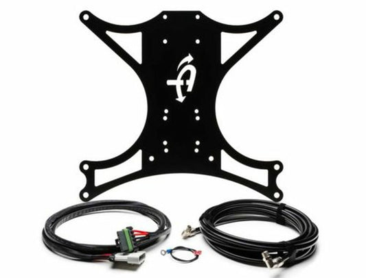 Compressor Mount & Connection Kit - JK Under Seat for ARB Dual Air Compressor - Black