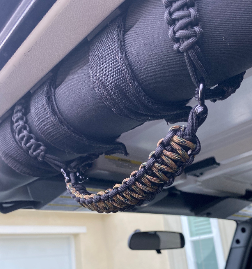 Paracord Jeep Grab Handles